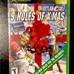 Outlaw Golf: 9 Holes of X-Mas (Xbox) – Green, Red Cover